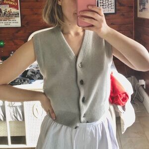 Gianna Versace Cashmere Sweater Vest